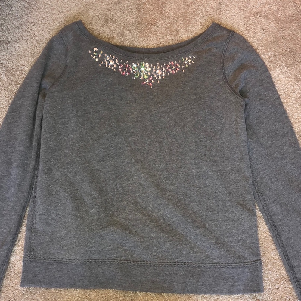 Hollister gray sweater